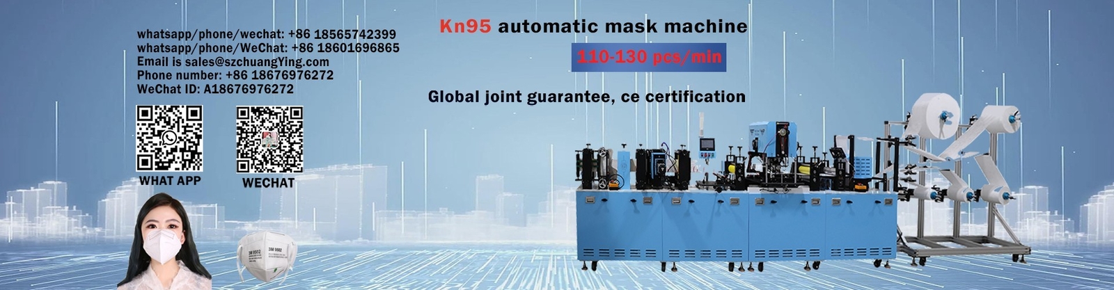 Kalite KN95 Yüz Maskesi Yapma Makinesi Fabrika