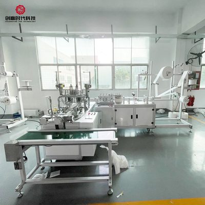 medical mask making machine flat disposable mask machine disposable 3-ply surgical mask making machine