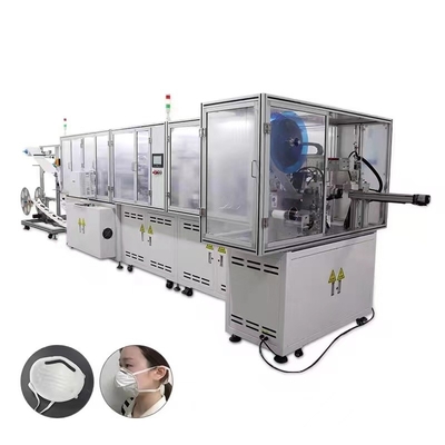 Cupped KN95 Face Mask Packing Machine PLC KF94 Mask Machine