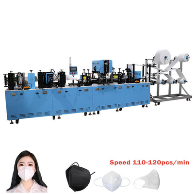 2D N95 Folded Disposable Mask Making Machine Fully Automatic
