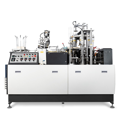 Single Layer PE Coated Paper Cup Forming Machine With Heat Knurling